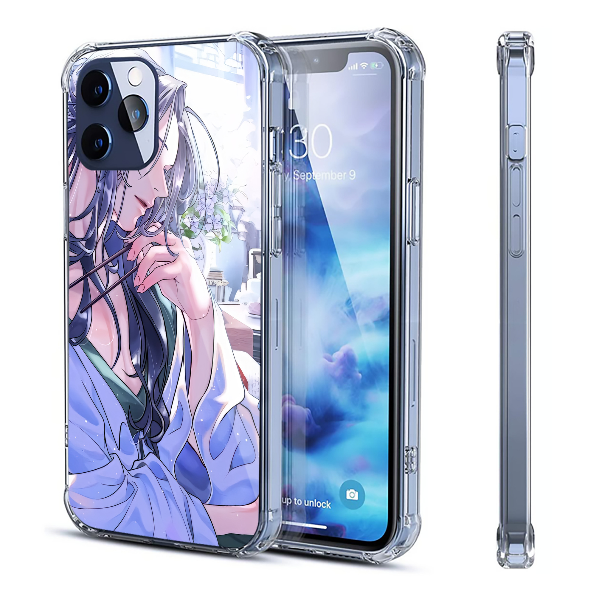 （画像用） 薬屋のひとりごと The Apothecary Diaries 【iPhone 12シリーズ対応】透明スマホケース（クリアソフトケース）